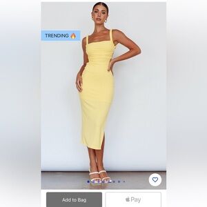 Selfie Leslie Yellow Dress